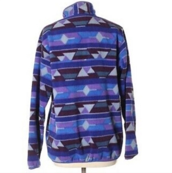 Patagonia Rare Southwest Pattern Synchilla Snap-T Fleece Jacket Women's Small S - Picture 3 of 11